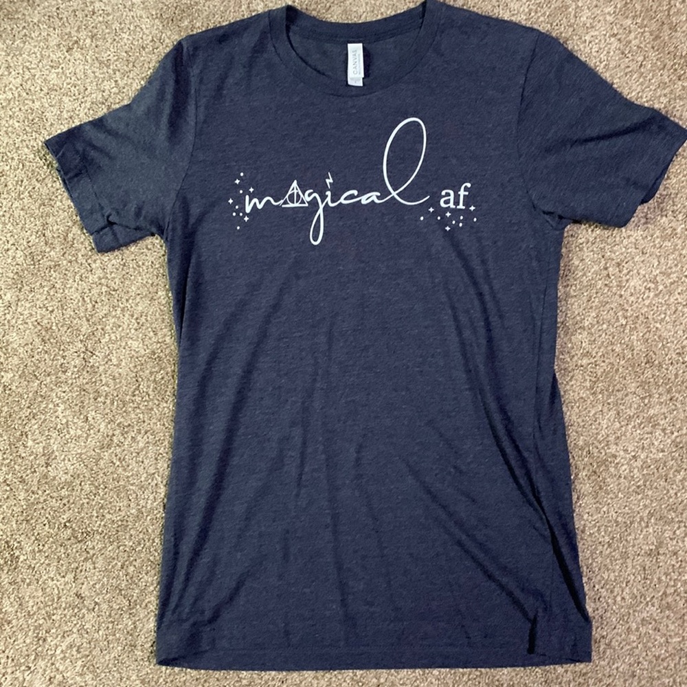 Heather Navy Harry Potter shirt